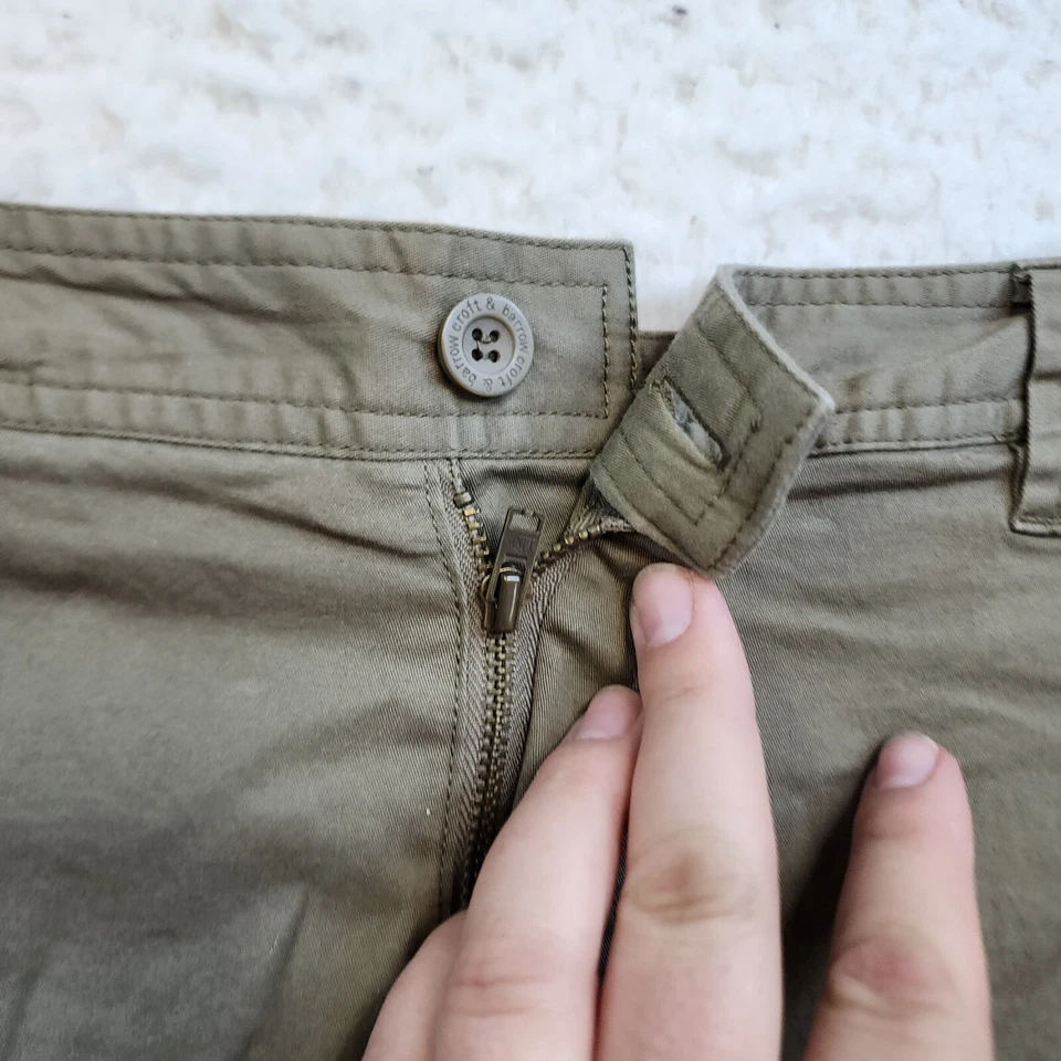 Falda Croft & Barrow Skort 16 Tostado Caqui Algodón Elástico Carga Senderismo Golf Activo Foto 4 de 4