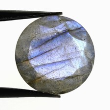 7 MM ROUND CUT LABRADORITE RAINBOW EFFECT AAA 2 PIECE SET