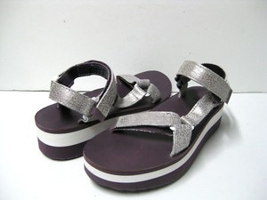 teva flatform leather