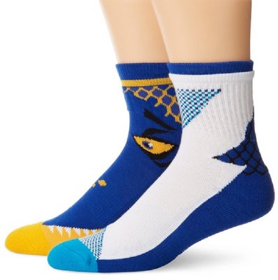 K. Bell Socken Herren 2 Paar Monster Biss Hi Top Crew One Größe KCMF14H003-02
