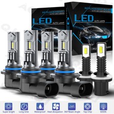 For Pontiac Aztek 2001-2005 LED Headlight HIGH Low Fog Light Bulbs Kit White 6x