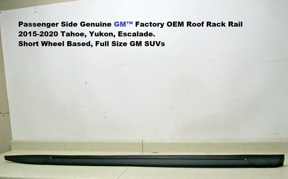 15 до 20 новый Escalade Tahoe Yukon пассажирский правый багажник на крыше боковая рейка - Изображение 2 из 4