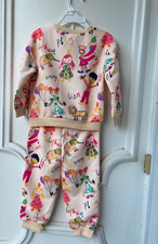 New Girl's 2 Piece Everyday Set - Multi Colored - Cute Print - Size 2-3