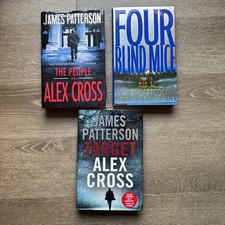 3 James Patterson Books Lot Alex Cross Series Hardcover w DJ