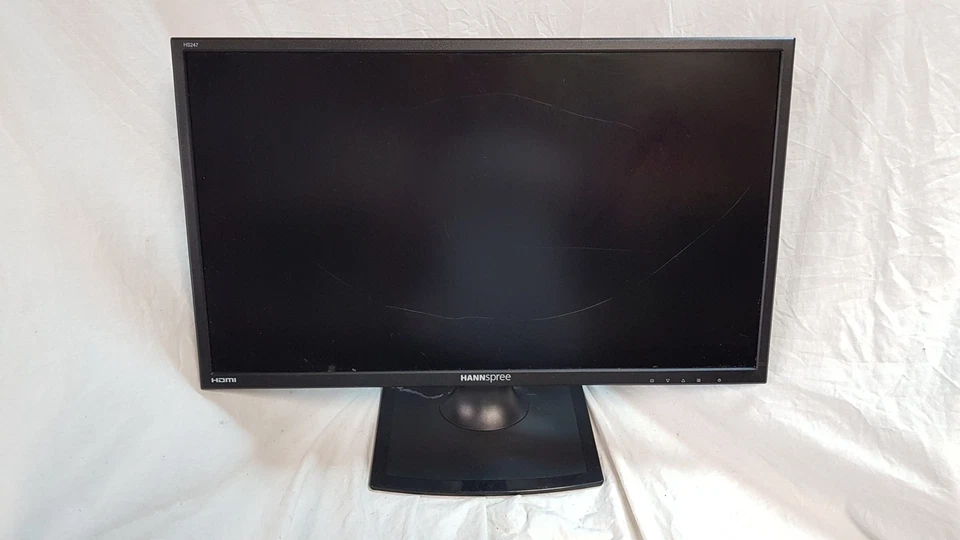 Hannspree HS247HPV 23.6" VGA DVI HDMI Widescreen Monitor Grade C - Image 3 of 4