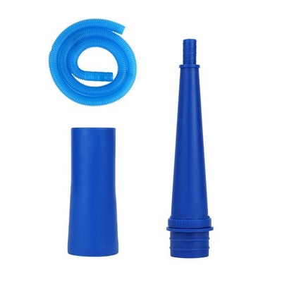 3 Piece Flexible Dryer Vent Hose Kit Vacuum Lint Remover Cleaning Attachment