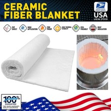 White Ceramic Fiber Blanket Fireproof Insulation Mat For Forge,Foundry,Furnace