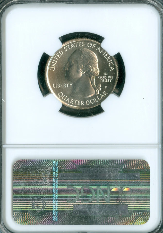 2011 P OLYMPIC PARKS QUARTER NGC MS68 PQ MAC SPOTLESS . - Image 4 of 4