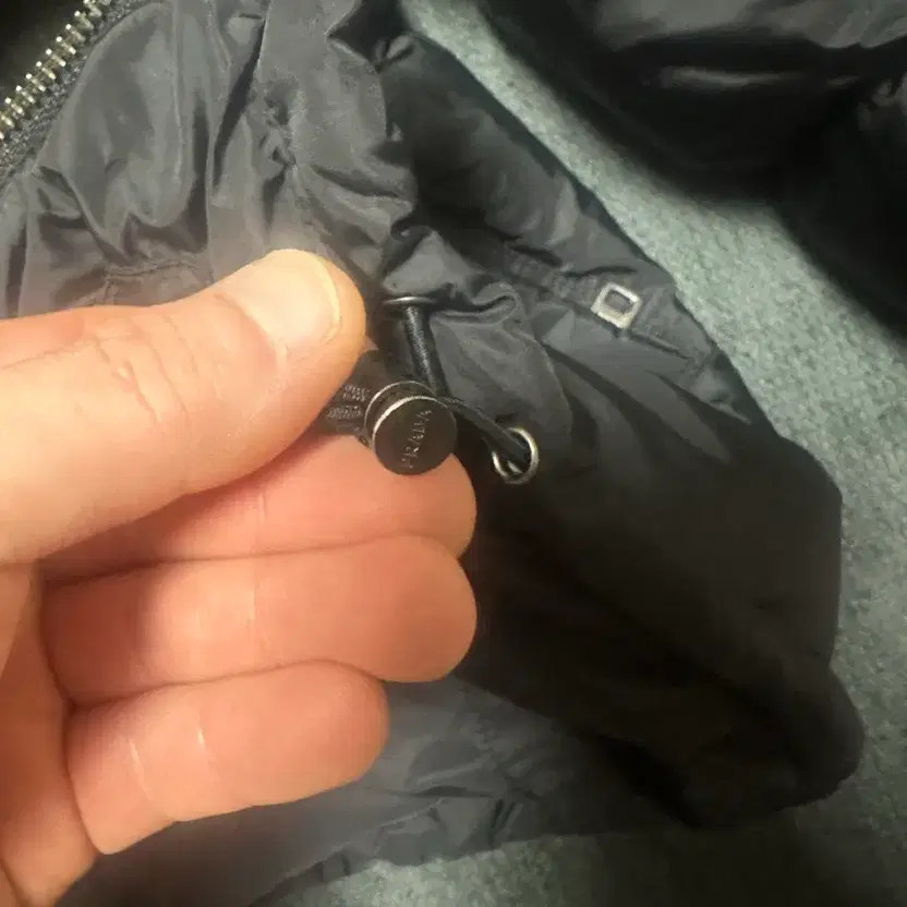 Prada Triangle Logo Down Jacket Black Size 48 Slightly Used thumbnail 8