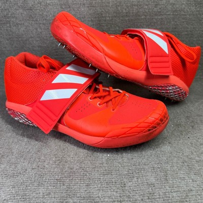 Adidas Adizero Javelin Mens 9.5 Solar Red White Throwing Shoes BB4099