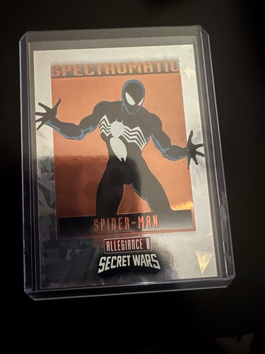 Spider-Man 2023 UD Allegiance Marvel Secret Wars #SM-6 Spectromatic Orange /99