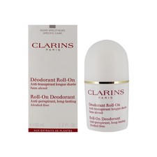 Clarins Gentle Care Deodorante Roll On 50ml - Senza Alcool, Cura della Pelle Fresca