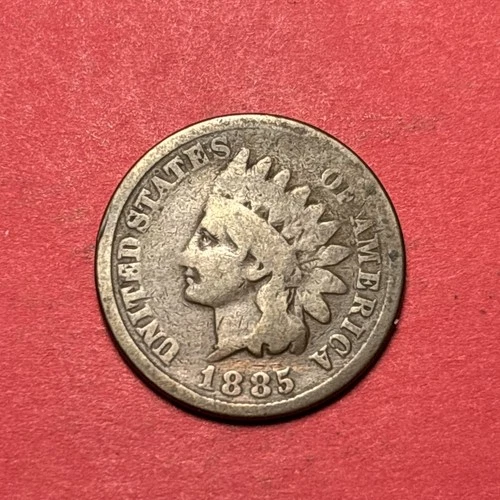(1) Beautiful Antique 1885 Indian Head Cent/Penny G-GOOD NICE FILLER
