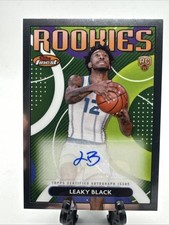 2023-24 Topps Finest - Rookie Finest Autographs Leaky Black #RFA-LB RC