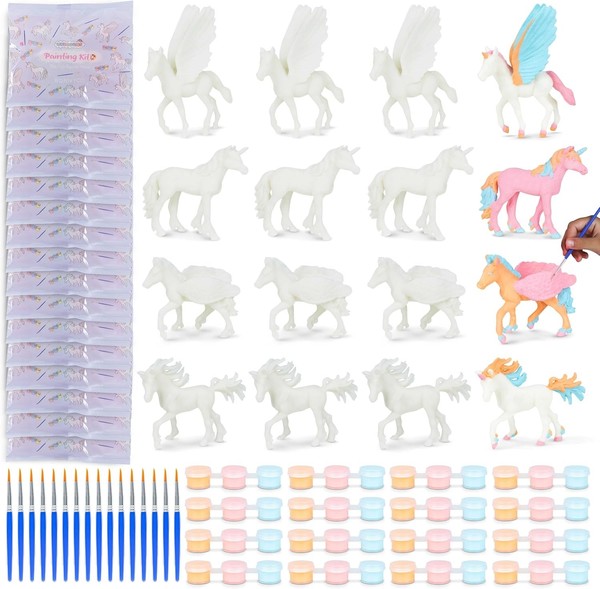 BONNYCO Unicornios para Niñas Regalos Cumpleaños Niños Colegio, Figuras Para Pi