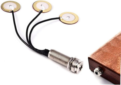 Self-Adhesive Piezo Pickup Transducer for Acoustic Instruments and Guitars