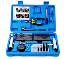 Tire Repair Kit - 68pcs Heavy Duty Tire Plug Kit, Universal Tire Repair Tools
