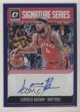 2018 Panini Donruss Optic Signature Series Purple Prizm Lorenzo Brown Auto 5l1