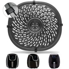 Air Fryer Replacement Tray for Powerxl Vortex 7 QT Air Fryer, Oval Nonstick 10.3