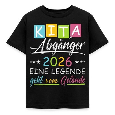 Kita Abgänger 2026 Eine Legende Geht Kinder T-Shirt