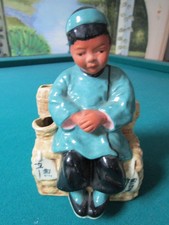 McCarty Brothers California pottery Planter Vase, 40s, CHINESSE BOY 140B  