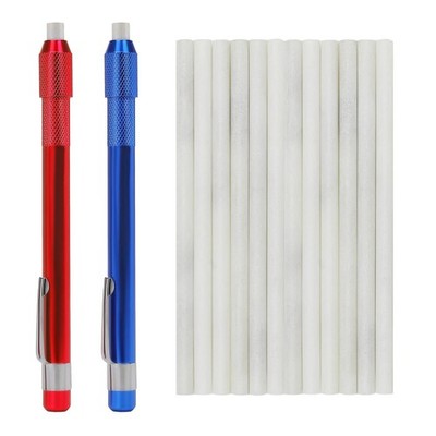 Gutimore Soapstone Holder Pack of 14, 2pcs Round Pencils with White 
