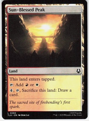 MAGIC MTG SUN-BLESSED PEAK 280 AVATAR: THE LAST AIRBENDER