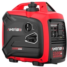 Amerisun 2500W Inverter Gas Generator, CO Sensor, EPA Certificate, Long Runtime