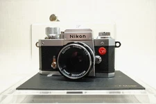 [Top MINT] SHARAN MegaHouse Nikon F Silver Mini Classic Film Camera From JAPAN