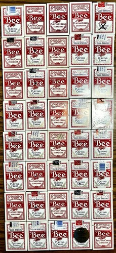 40 Bee No 92 Club Special Playing Cards Casino Decks Lot