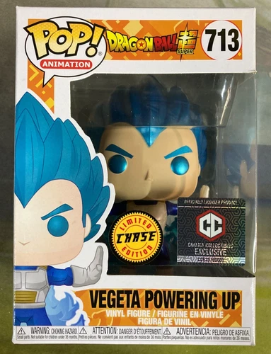 Funko Pop Dragon Ball Z: Vegeta Powering Up (Metallic) #713 SE CHASE
