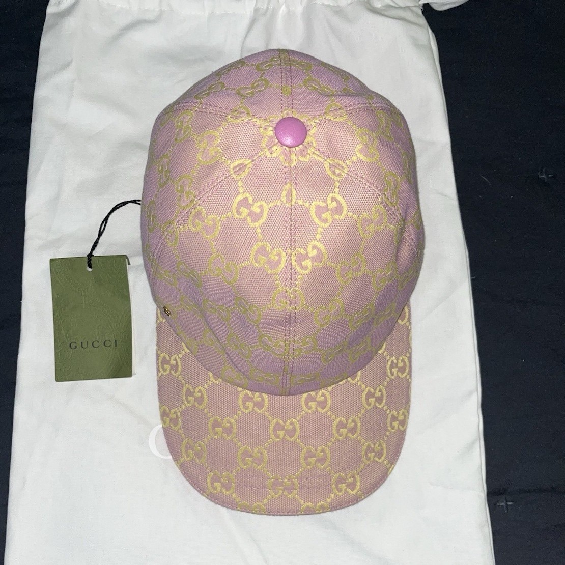 Gucci Monogrammed Canvas Hat | eBay