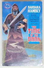 BARBARA HAMBLY SIGNED FIRST UK - The Time of the Dark, Darwath Book 1, 1985