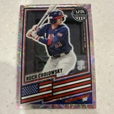 2026 Panini Stars & Stripes Prizm USA #81 Roch Cholowsky Cherry Blossom #/20🔥