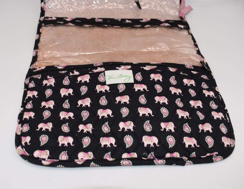 Vera Bradley Travel Cosmetic & Toiletry Organizer in "Pink Elephants" Pattern - Picture 8 of 11