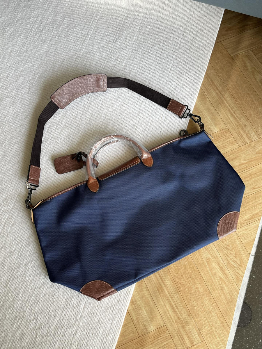 Longchamp Navy Blue Extra-Large Capacity Travel Bag Dust Bag No