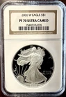 2006-W American Silver Eagle NGC PF70 Ultra Cameo