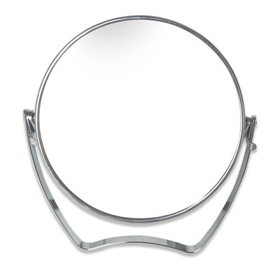 Two-Sided 4-In/6-in with Handle Portable Round Makeup/Travel/Desk Mirror with...