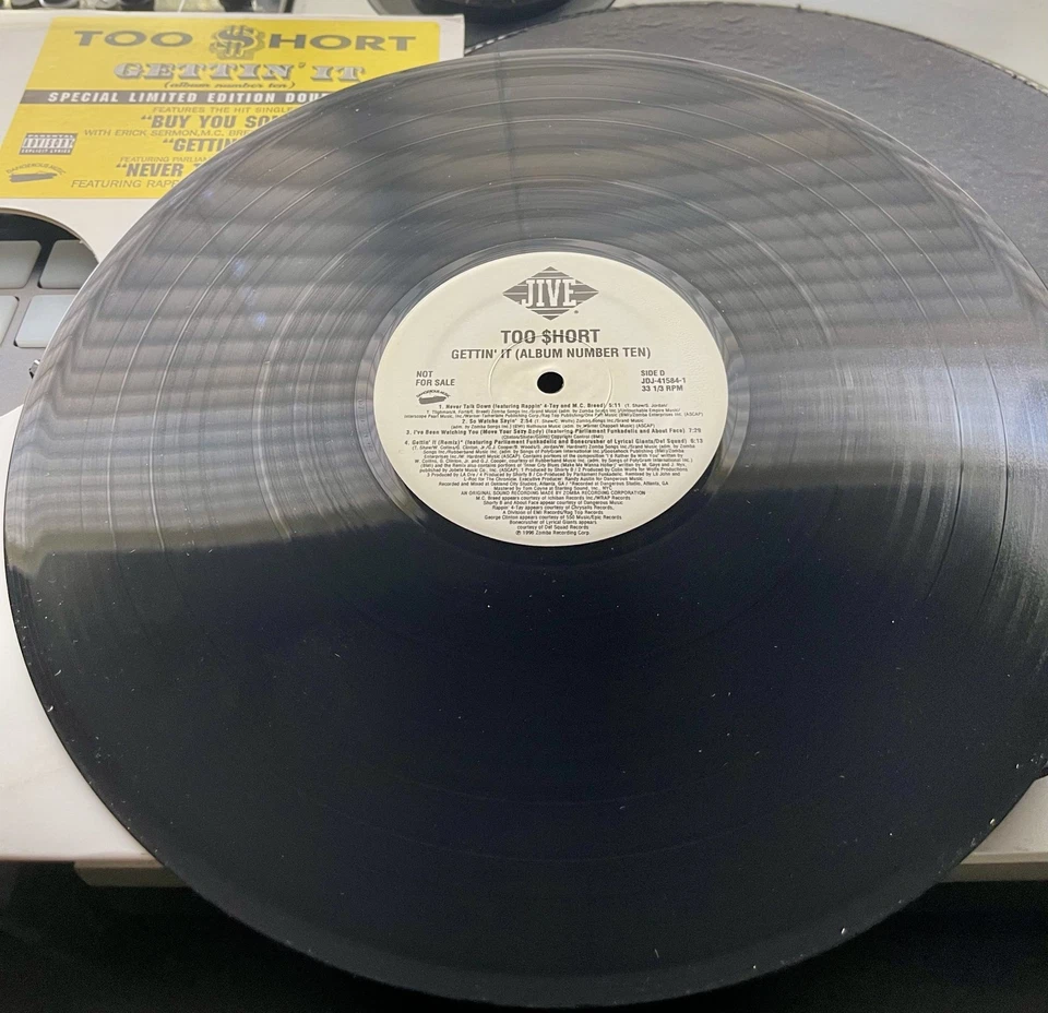 Too Short – Gettin' It (Album # 10) OG 1996 Press 2XLP PROMO in OG Cover VG+/VG Foto 4 de 4