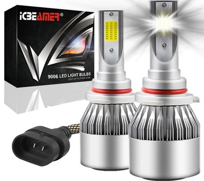 9006 C6 LED COB Canbus Super White 6000K 36W Replacement Fog Light Bulbs G69