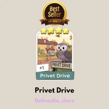 Privet Drive- Monopoly_Go_4 Star🌟🌟🌟🌟 Sticker⚡ Fast Delivery ⚡
