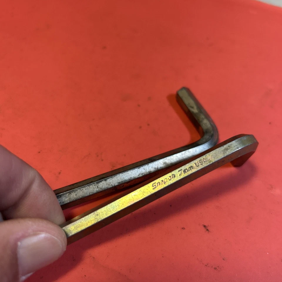Vintage Snap On 7mm & 8mm  L Shape Allen Keys  USA - Image 3 of 3