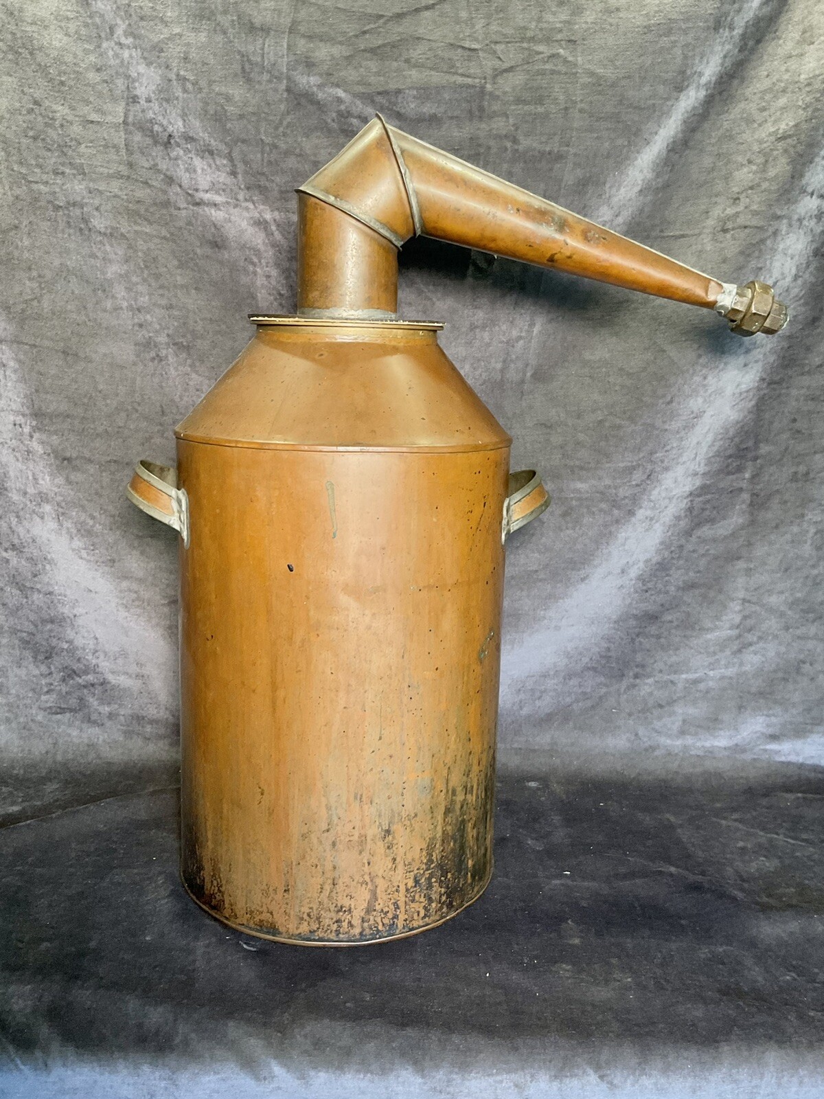Antique Prohibition Era Copper Moonshine Still