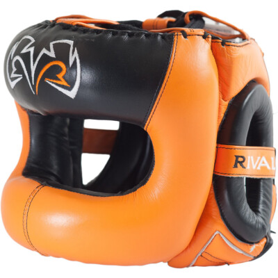Rival Boxing Guerrero Facesaver Headgear - Orange