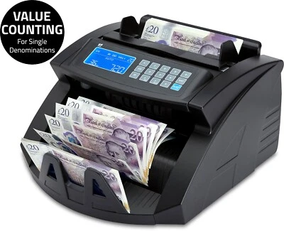 Note Counter Machine Money Currency Banknote Counting Detector Cash Bill ZZap