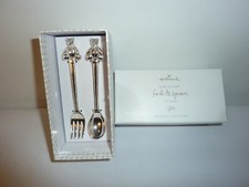 Hallmark Baby's First Fork and Spoon Silver Plated Shower Gift
