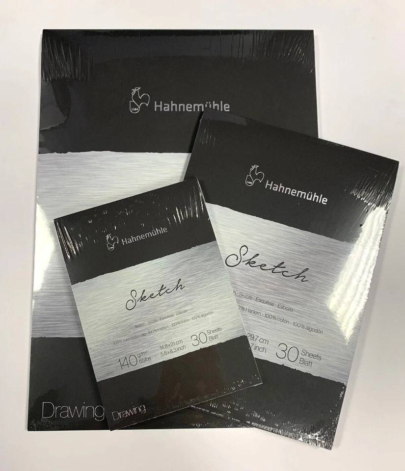 Hahnemühle Collection Sketch Skizzenblock 140 g/m² DIN A5 / A4 / A3 wählbar NEU