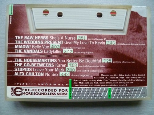 Various 'Strum + Drum'(Underground Mag) 1988 8 Track Promo Chrome Cassette NM/EX - Picture 2 of 5