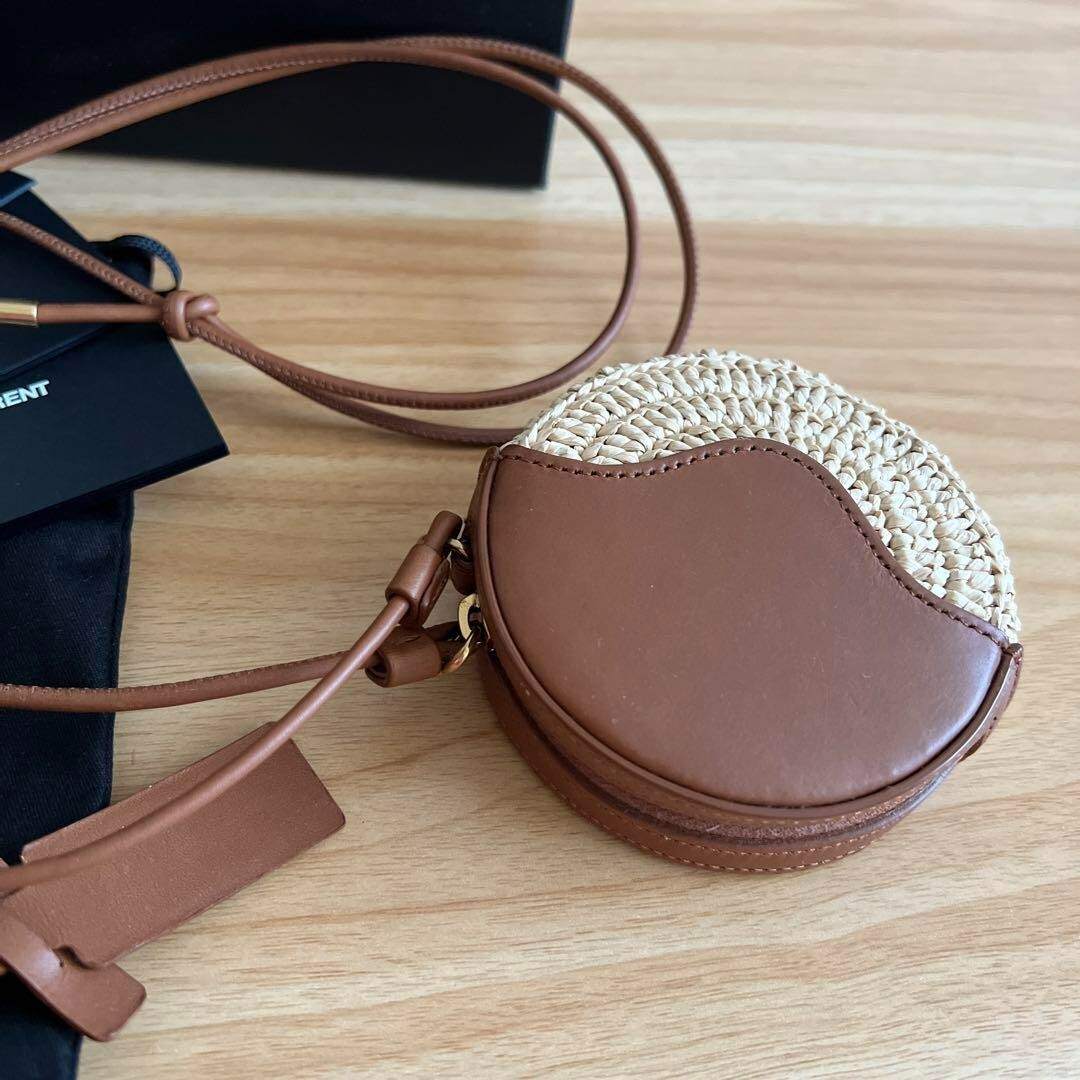 Saint Laurent Mini Borsa a tracolla Borsa a tracolla Moneta Borsa Donna YSL Autentica JP