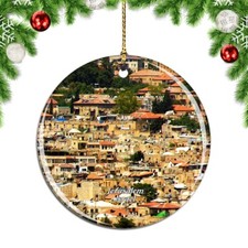 Israel Old City of Jerusalem Christmas ornament city travel souvenir
